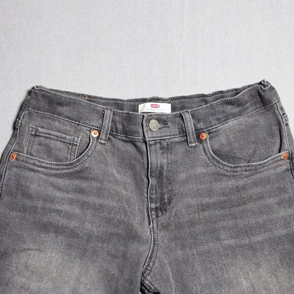 Levi's jean shorts women's size 16 grey classic - Picture 2 of 11